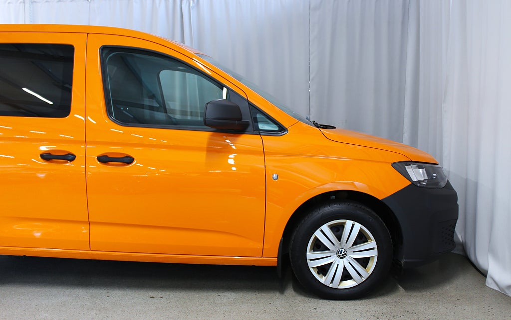Volkswagen Caddy Cargo 2.0 TDI 122HK, Drag, Orange, S&V-hjul, MOMS