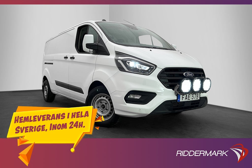 Ford transit-custom L2 Värmare Drag B-Kamera CARPLAY
