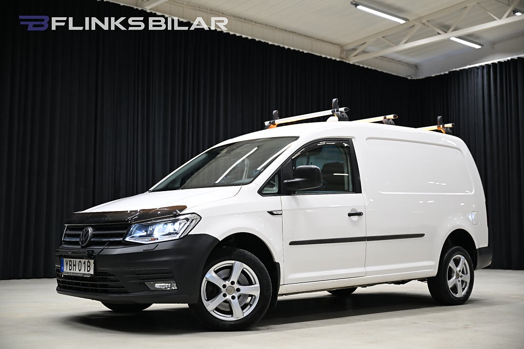 Volkswagen Caddy Maxi 4Motion DSG 122HK Inredd|LED|Drag|Värmare|Lågmil|Moms