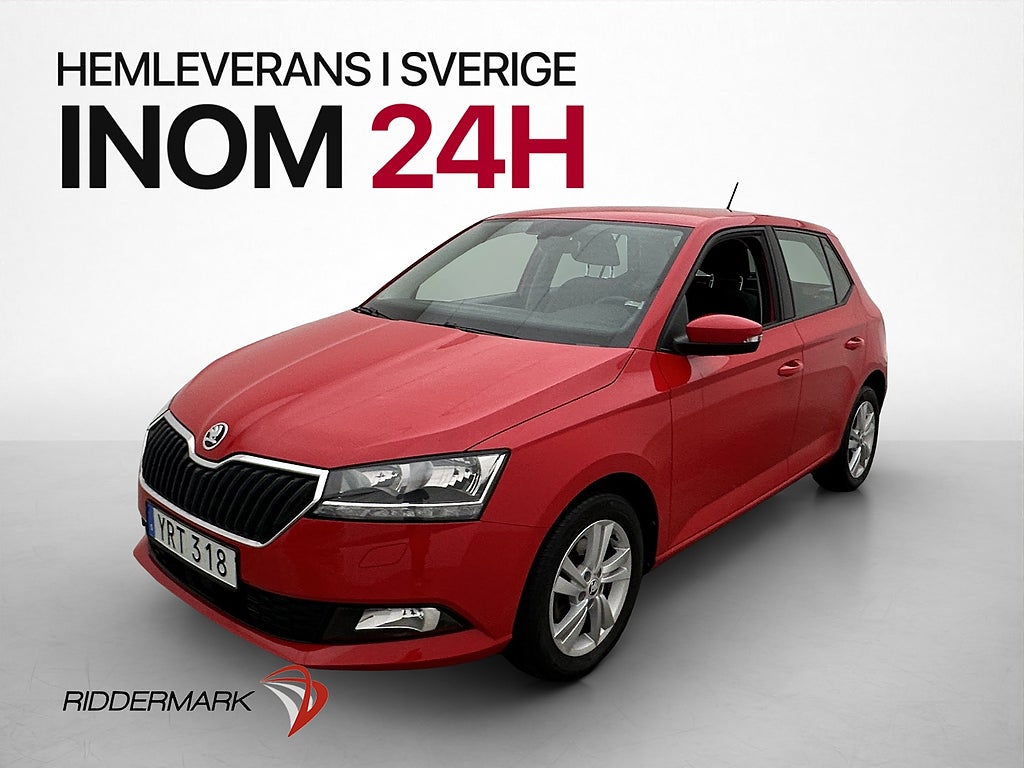Skoda Fabia 1.0 TSI Style M/K-Värmare CarPlay Sensorer