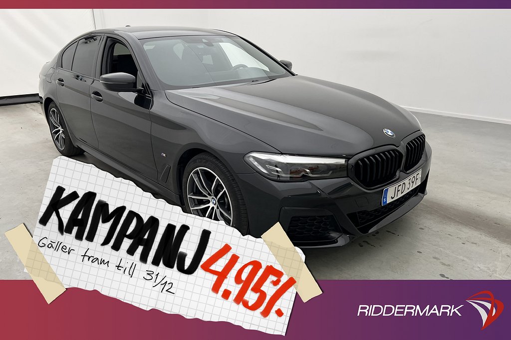 BMW 520 d xDrive 190hk M Sport Kamera Navi Hi 4,95% Ränta