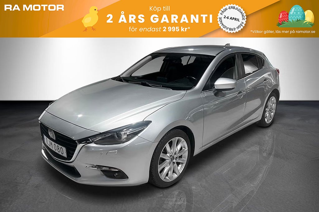 Mazda 3 Sport 2.0 165hk Sky Optimum | Skinn | Navi | Bose | 2018