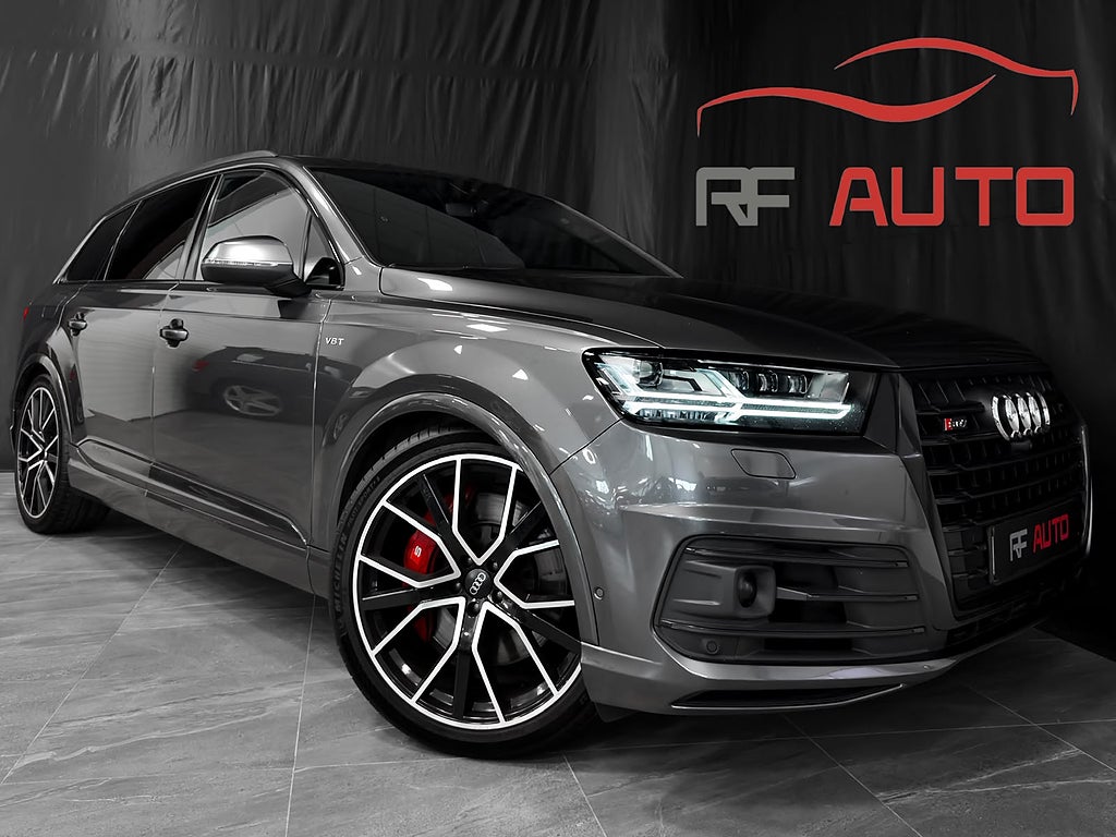Audi SQ7 7-Seater 4.0 TDI V8 Pano Cockpit Värmare 360° SV-SÅLD