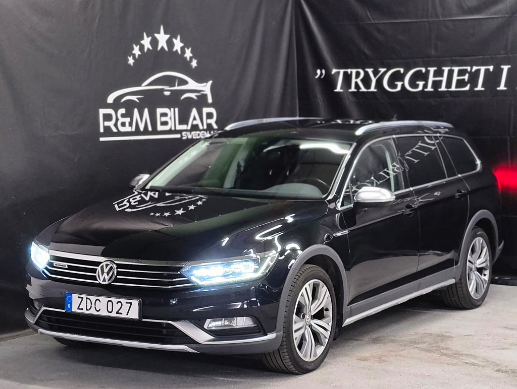 Volkswagen Passat Alltrack 4WD, 1-ägare, Drag, Kamera, Värmare, CarPlay, Ny Kamrem