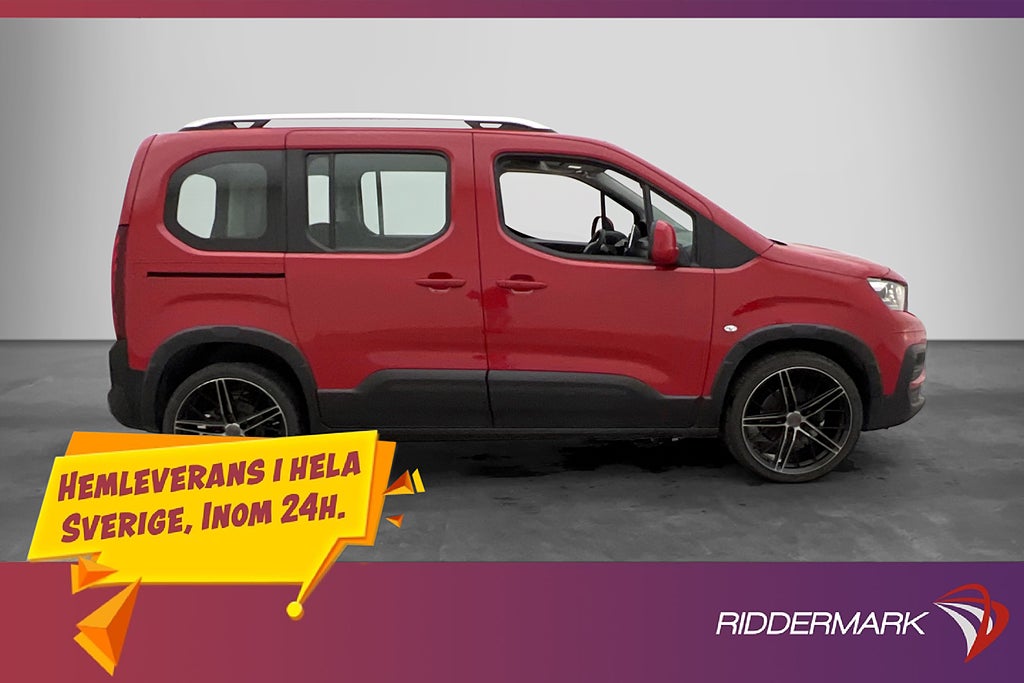 Peugeot Rifter 1.2 e-THP M/K-Värmare PDC Drag Rails CARPLAY