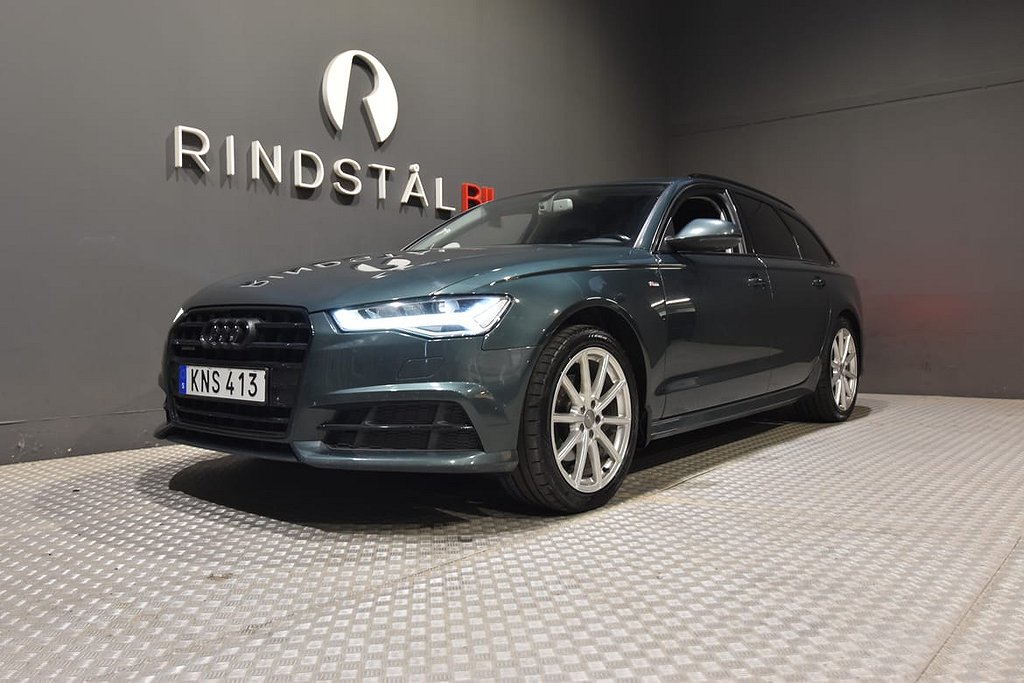 Audi A6 Avant 2.0 TDI 190 HK AUT Q S-LINE DRAG D-VÄRM 19"