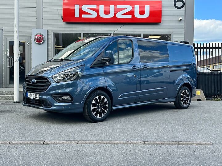 Ford transit Custom Sport CREW VAN 2.0 185 HK | 5 SITS |SN INREDNING