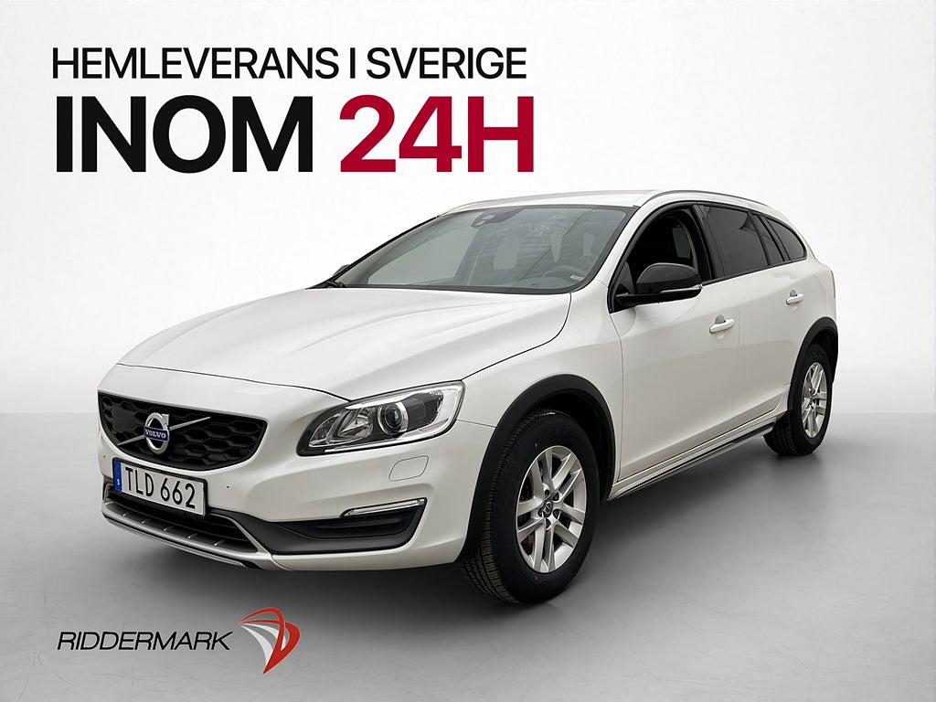 Volvo V60 Cross Country D4 AWD Momentum VOC Värm Skinn Drag