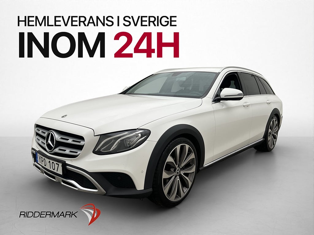 Mercedes-Benz E 200 d 4M All-Terrain Värm Kamera Drag Navi