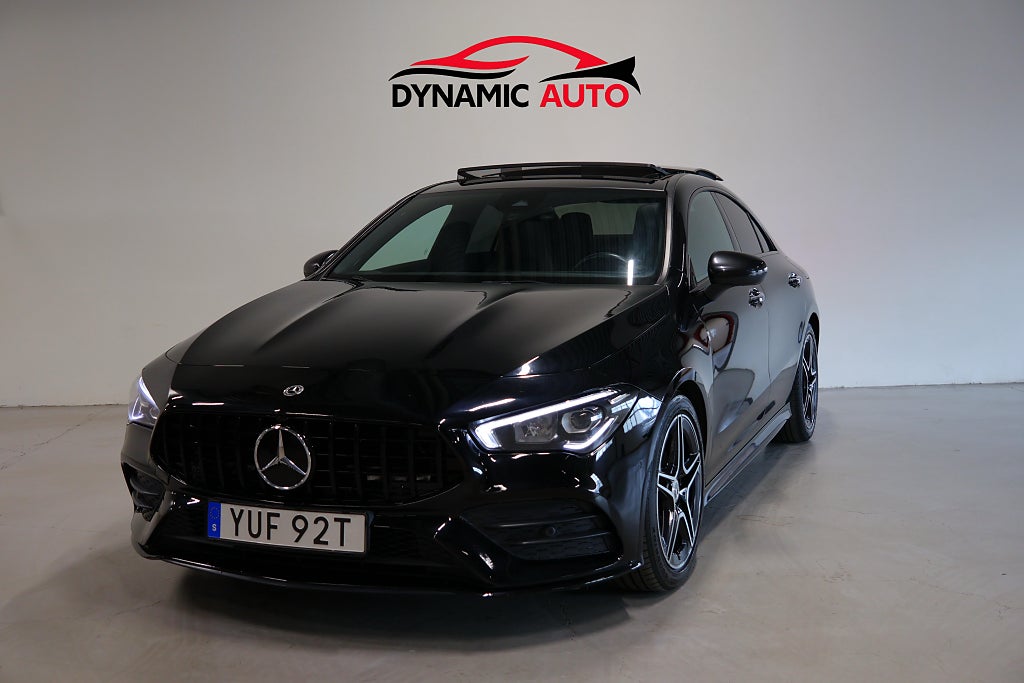 Mercedes-Benz CLA 180 AMG Line/Panorama/Night/Belysning/Kamera/GTR/