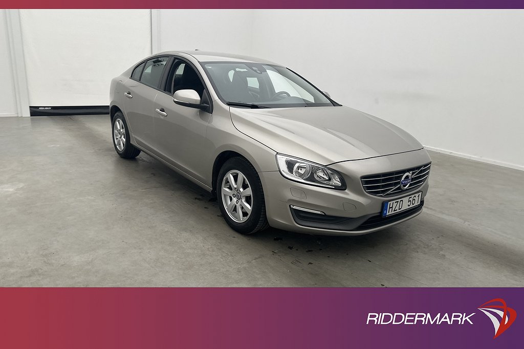 Volvo S60 T3 150hk En-Brukare Parkeringsvärmare Farthållare