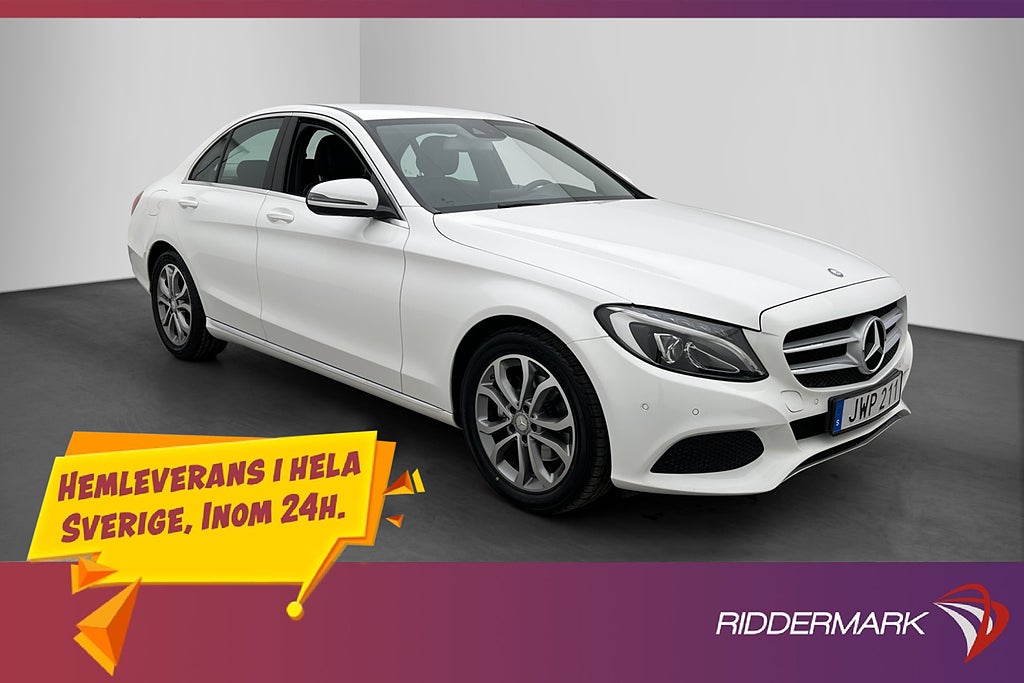 Mercedes-Benz C 220 d Sedan Avantgarde P-Sensorer Halvskinn