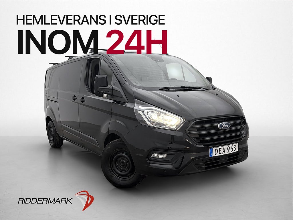 Ford transit-custom L2 Värmare Dragkrok 3-Sits B-Kamera MOMS