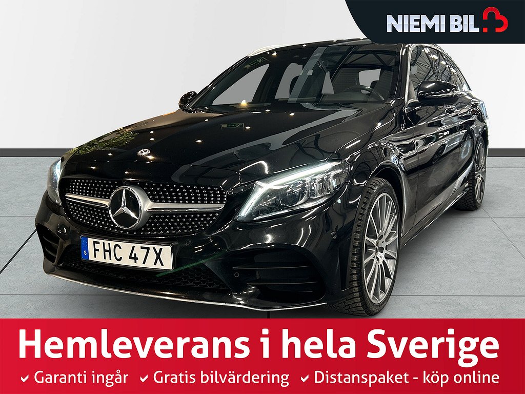 Mercedes-Benz C 400 4M AMG S&Vhjul/Pvärm/Pano/Drag/Burmester