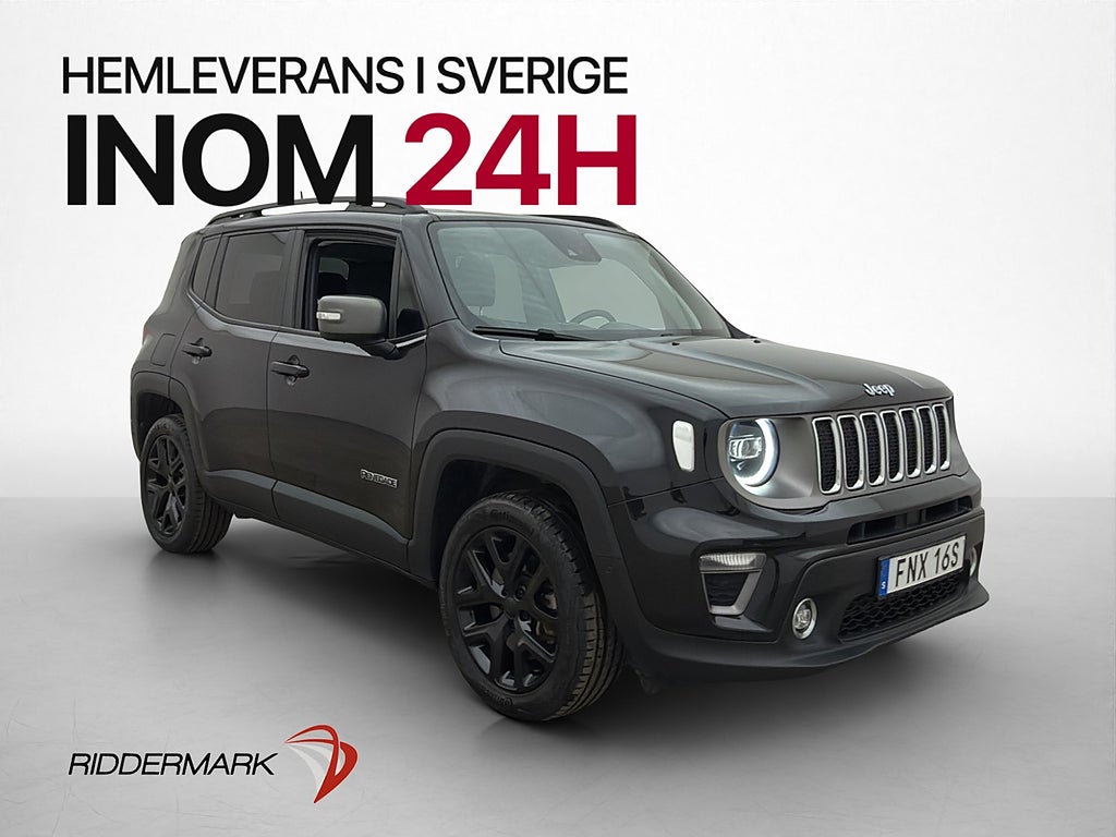 Jeep Renegade 4xe 190hk Kamera Adaptiv Döda Vinkel Rattvärme