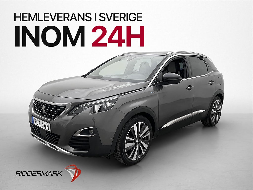 Peugeot 3008 GT HYBRID4 300hk Kamera Navi CarPlay Drag