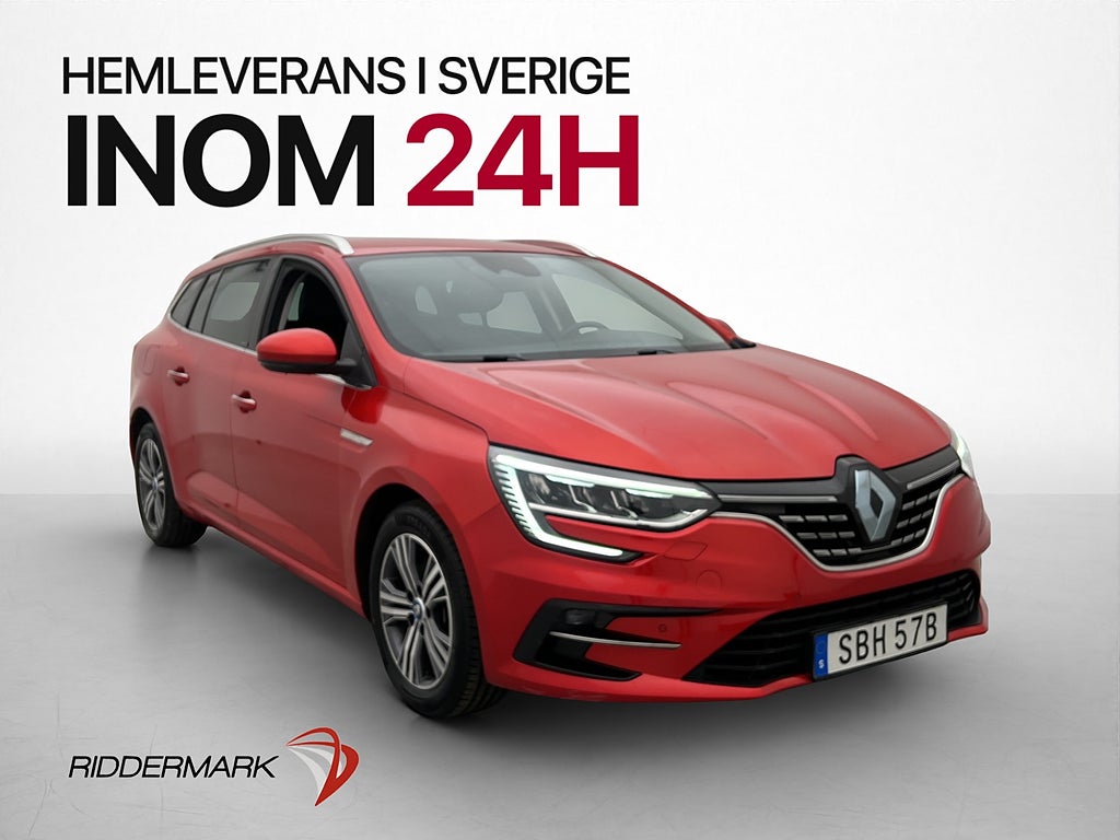 Renault Mégane E-TECH Plug-in 160hk Navi Drag Halvskinn