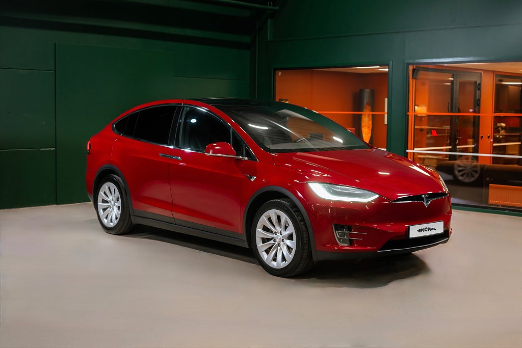 Tesla Model X Long Range AWD / 1 ägare / CCS / 6-sits / Nytt batteri