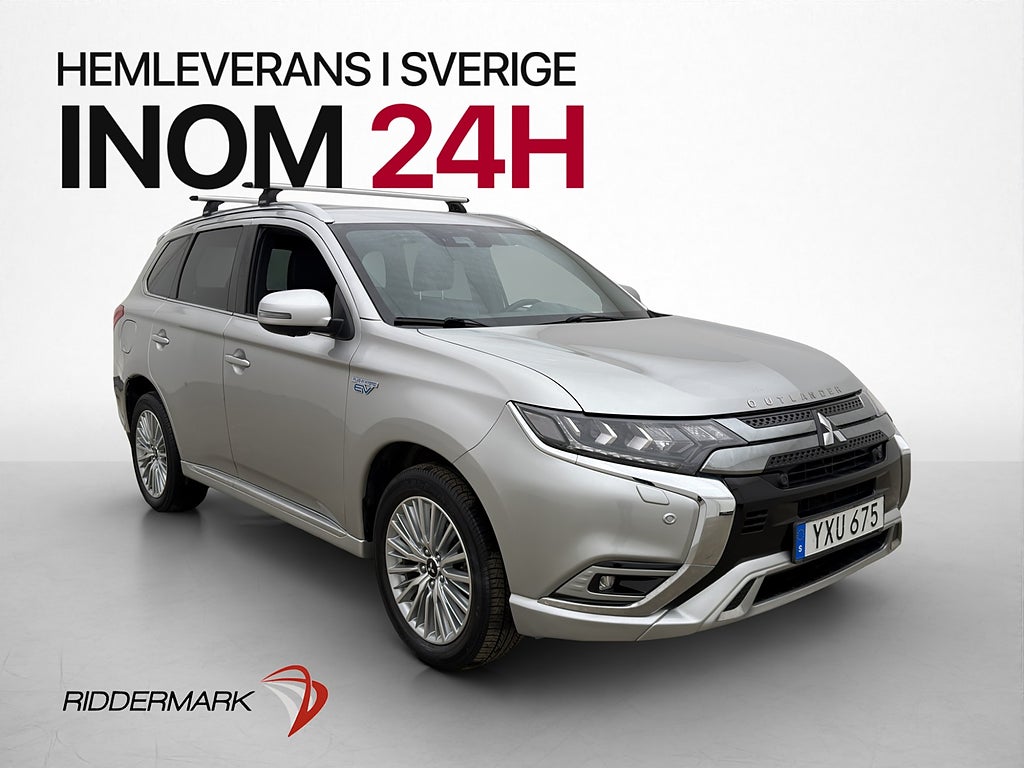 Mitsubishi Outlander PHEV 224hk Business X Drag Skinn 360°