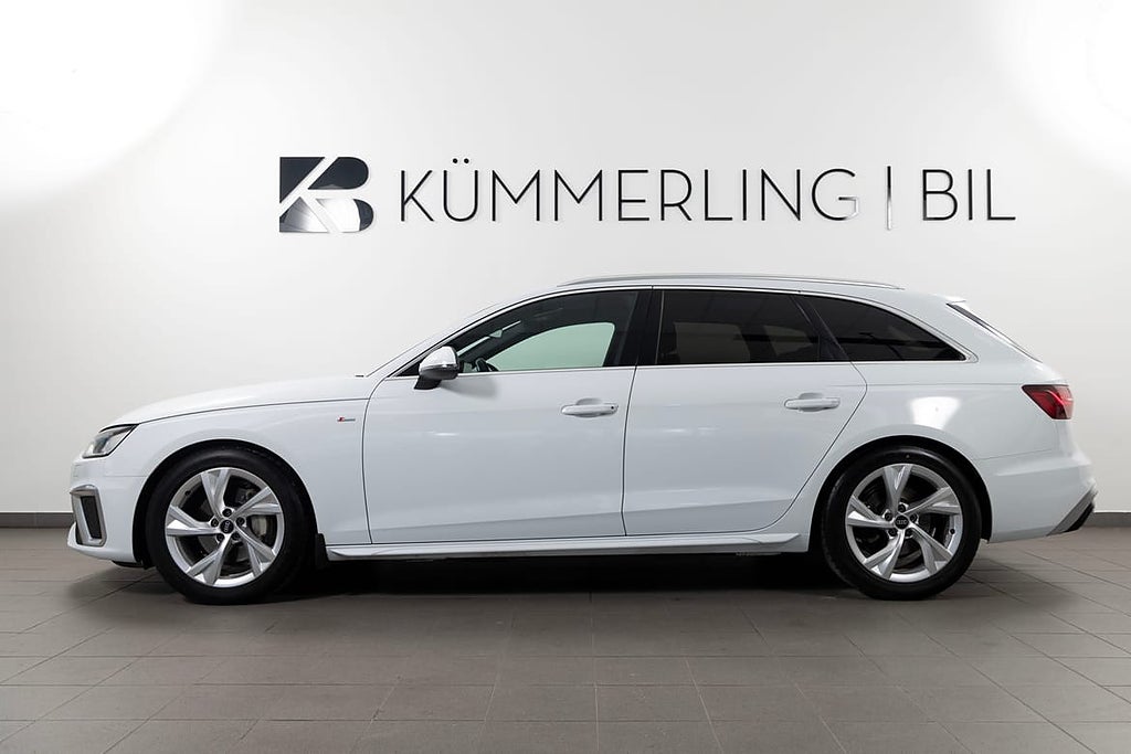 Audi A4 40 TFSI quattro S line Matrix B-kamera Dragkrok MOMS
