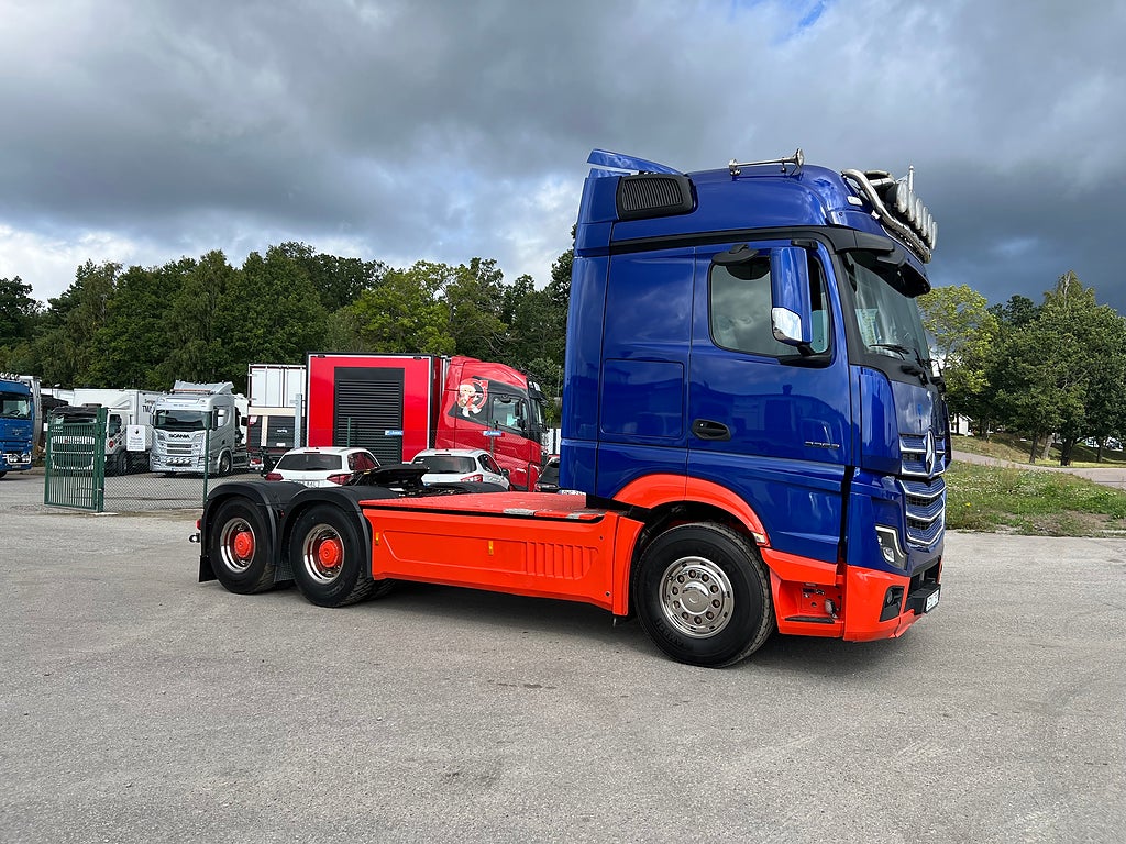 Mercedes-Benz Actros 3353 LS 6x4 Dragbil, Hydraulik, Euro 6