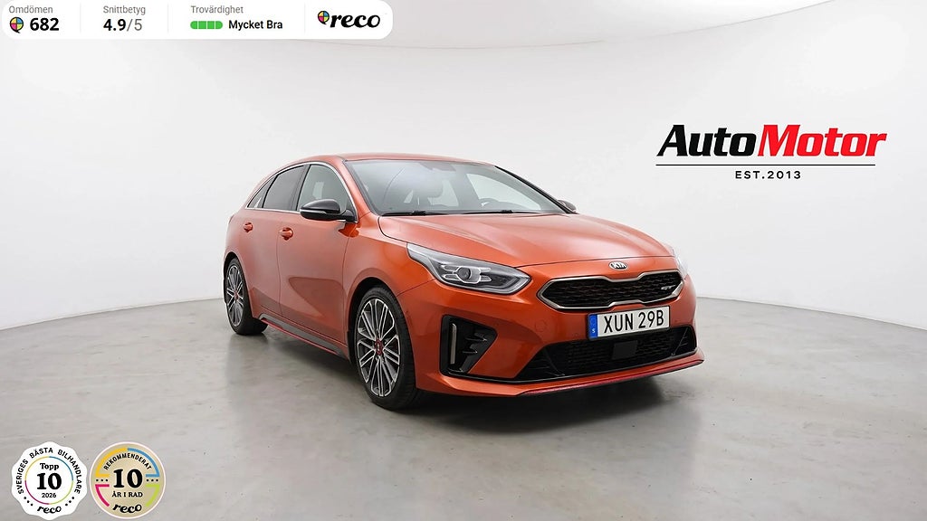 Kia ProCee'd GT 1.6 T-GDI 204hk Kamera/JBL/Carplay/ 3,45% Räntekampa