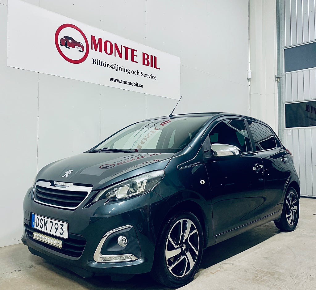 Peugeot 108 1.0 VTi Cab, Panorama, Farthållare Ränta 1,95% 