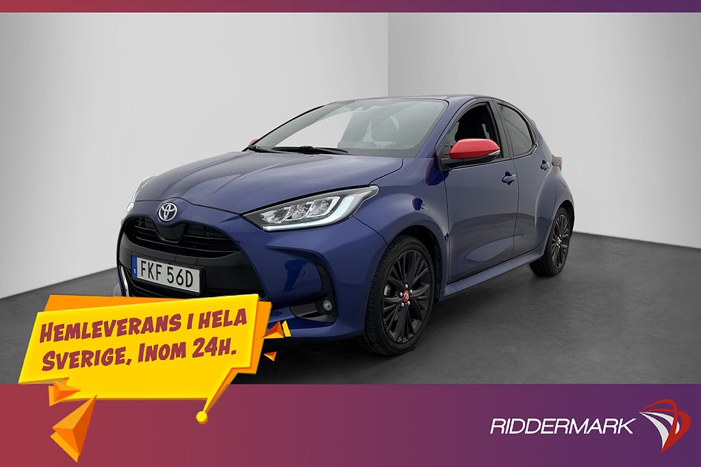 Toyota Yaris Hybrid Style Keyless Adapt-fart HUD Kamera