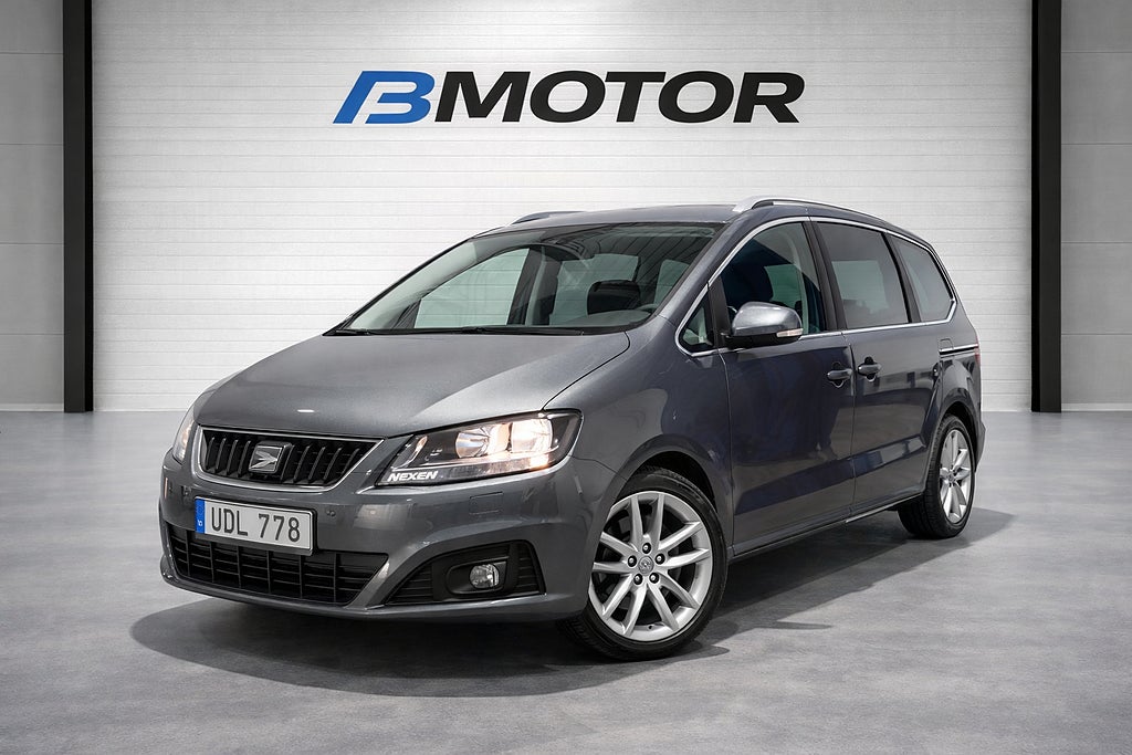 Seat Alhambra *7-SITS* 2.0 TDI 4Drive DRAG BACKKAM // 1333KR/MÅN