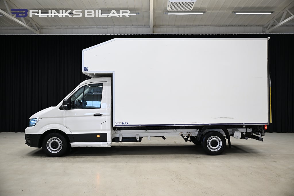 Volkswagen crafter 177HK Automat|Volymskåp|BG-lyft|Överhäng|Flyttbil|Moms