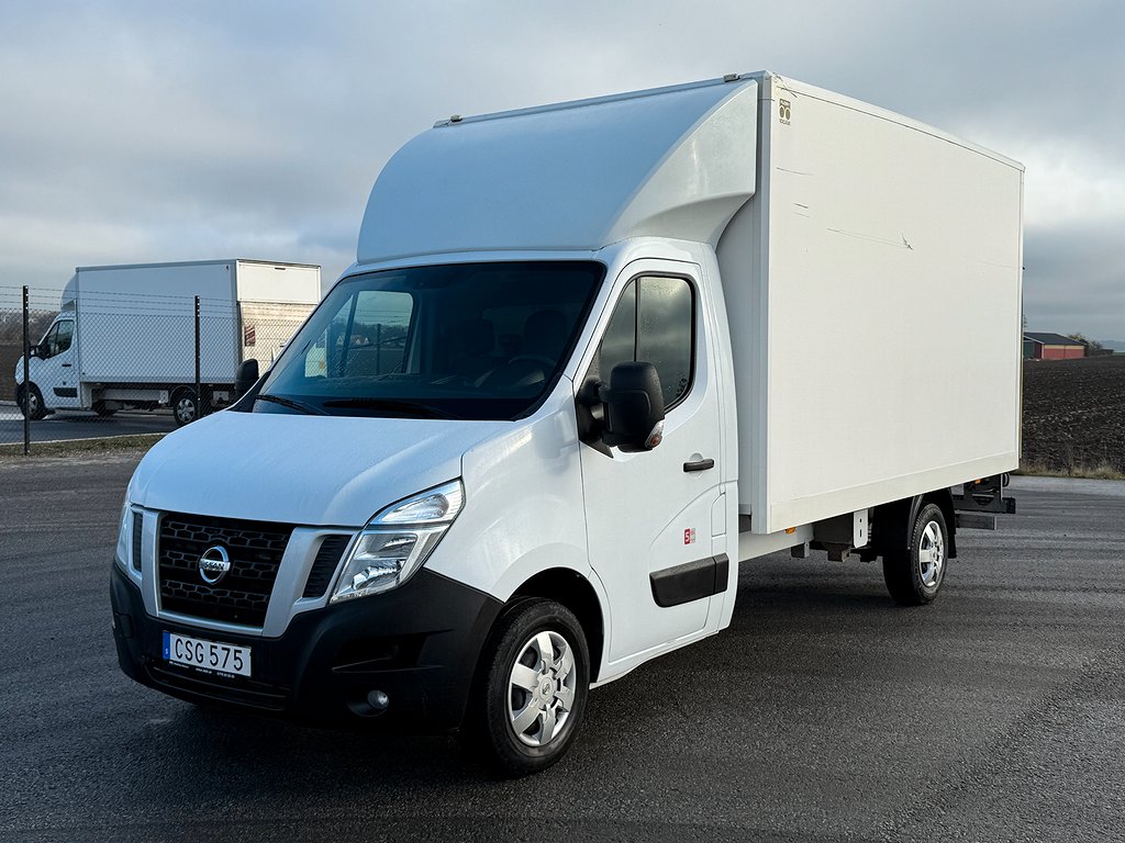 Nissan NV400 Volymskåp med bakgavellyft, Värmare, Låga mil