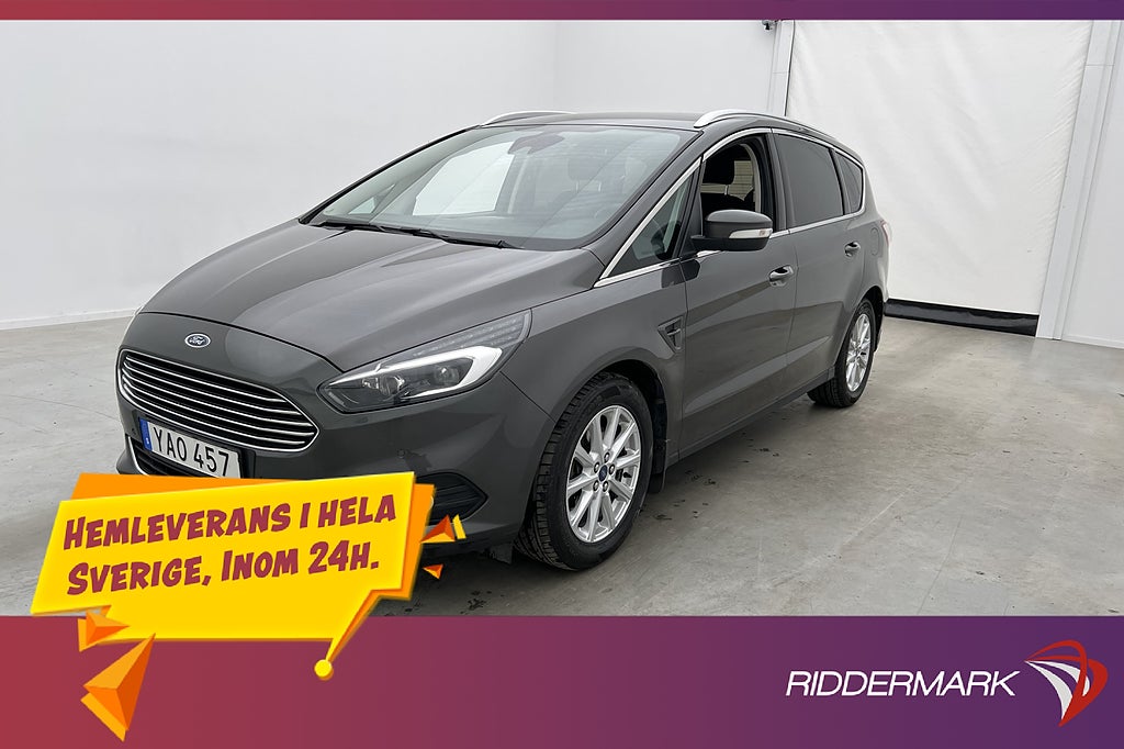 Ford S-Max 2.0 AWD 180hk Business 7-Sits Kamera Elstol Drag