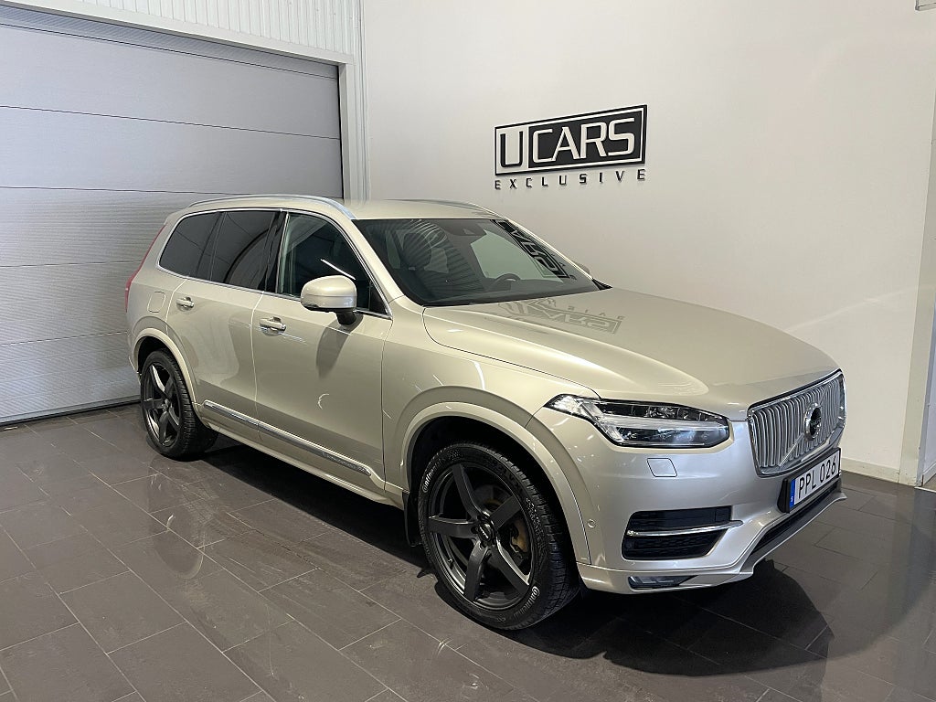 Volvo XC90 D5 AWD Inscription 7-sits 360° skinn hög utrustad