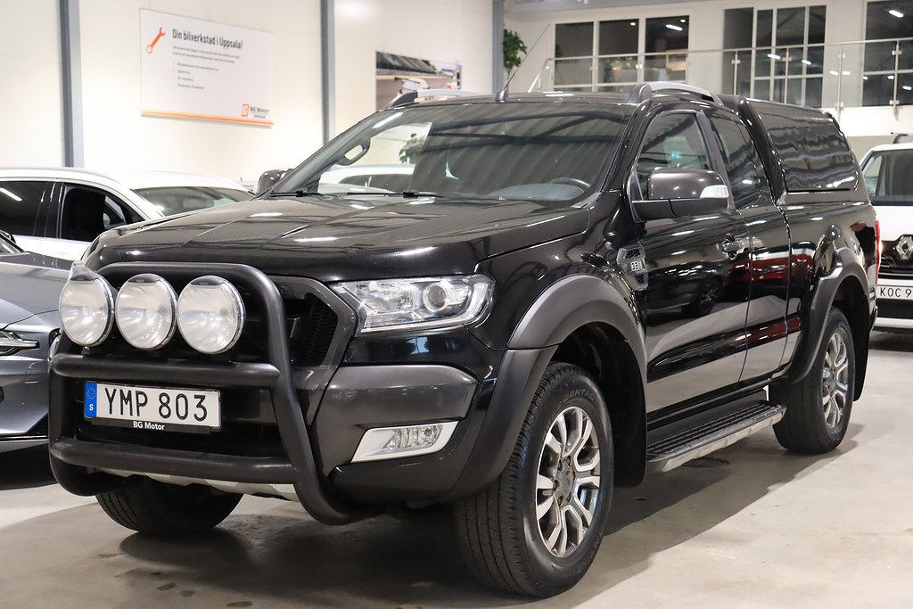 Ford Ranger 3.2 TDCi 200HK 4x4 Wildtrack Värmare/Kåpa/Släde