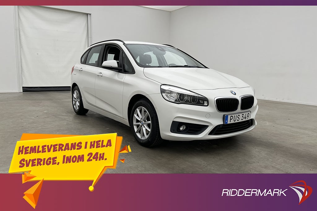 BMW 218 D Active Tourer 150hk Advantage P-Sensorer Rattvärme