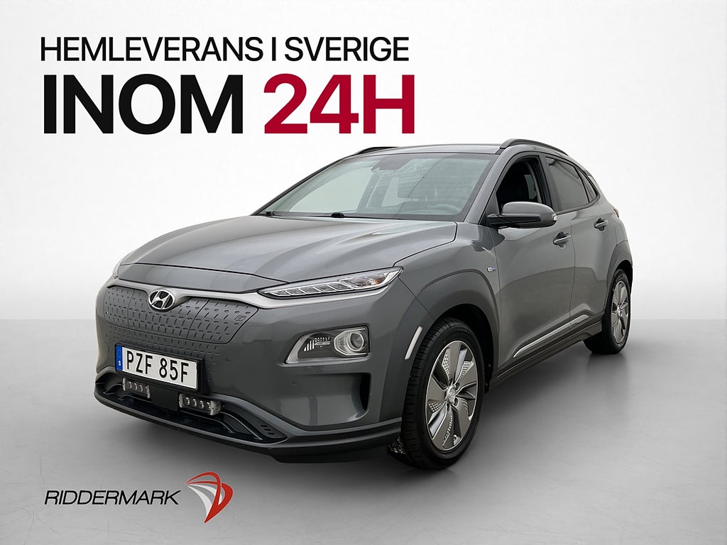 Hyundai Kona Electric 64 kWh Premium Krell-ljud Kamera Skinn