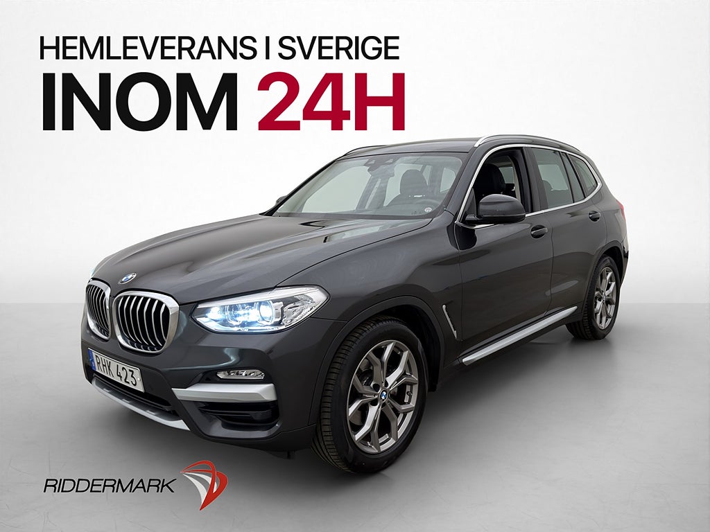 BMW X3 xDrive20i 184hk Endast 0,73l/mil Läder Ambient ISOFIX
