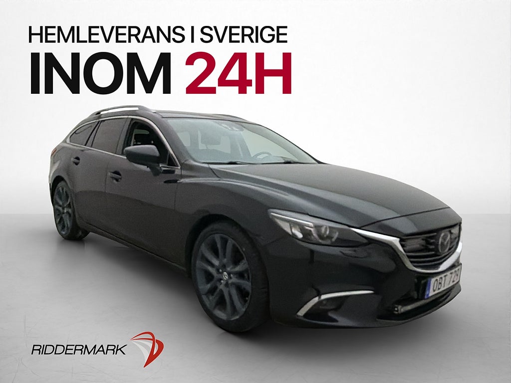 Mazda 6 2.2 175hk AWD Optimum BOSE Skinn Drag Kamera Värmare