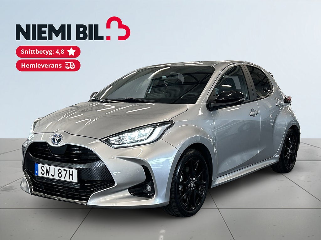 Toyota Yaris Hybrid CVT S&V-hjul/Kamera/Carplay/Cockpit/A.d Fart
