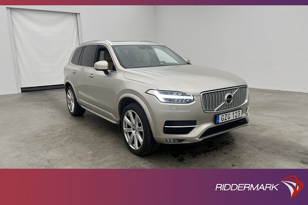 Volvo XC90 D5 AWD Inscription 7-sits VOC Pano HUD 360° 4-Zon