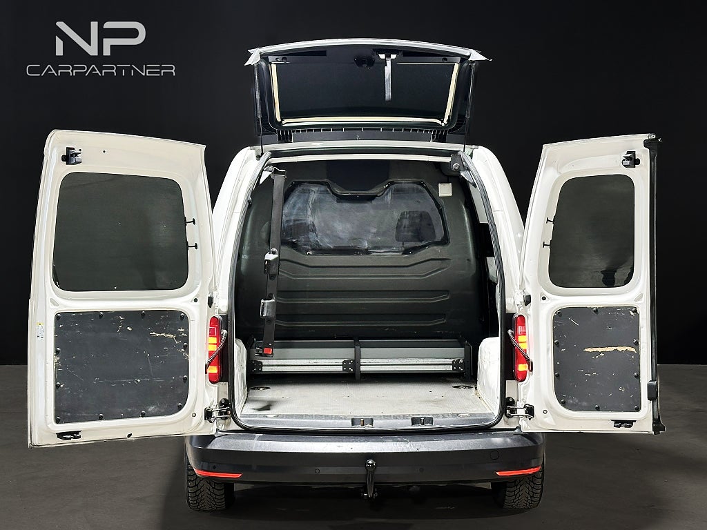 Volkswagen Caddy Van 1.4 TGI |Leasbar|B-Kamera|Dragkrok|Glastak