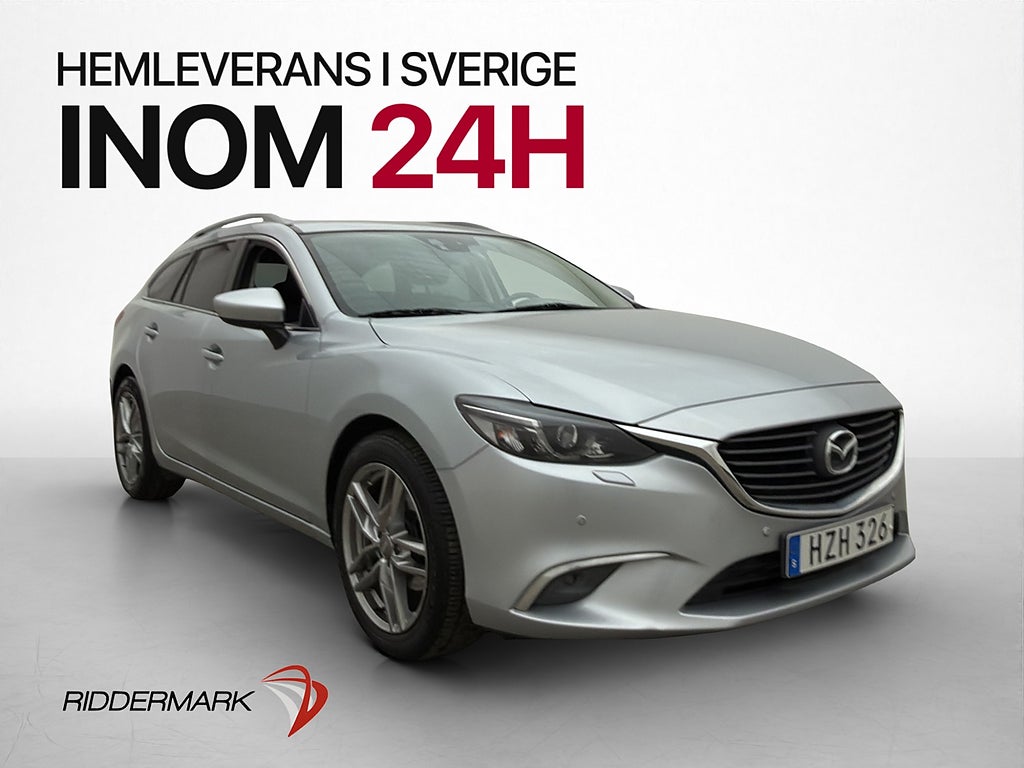Mazda 6 2.2 SKYACTIV-D AWD 150hk Navi P-Sensorer BLIS