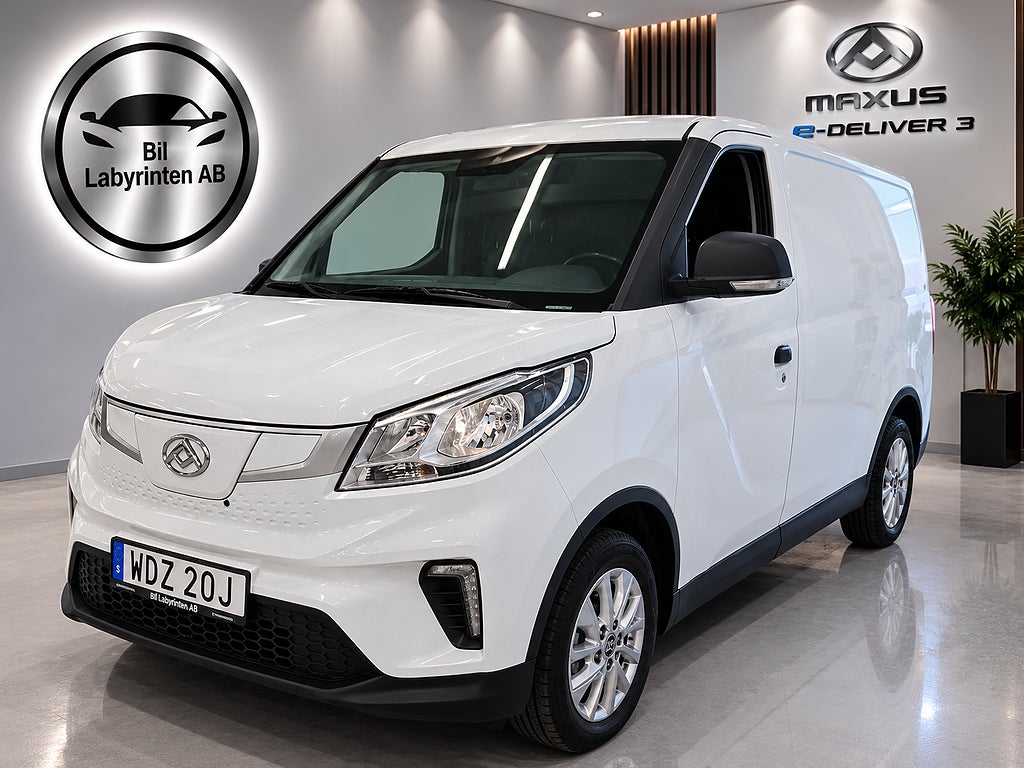 Maxus e-Deliver 3 MOMS / 50.2 kWh / DRAGKROK / VINTERHJUL / 2 NYCKLAR