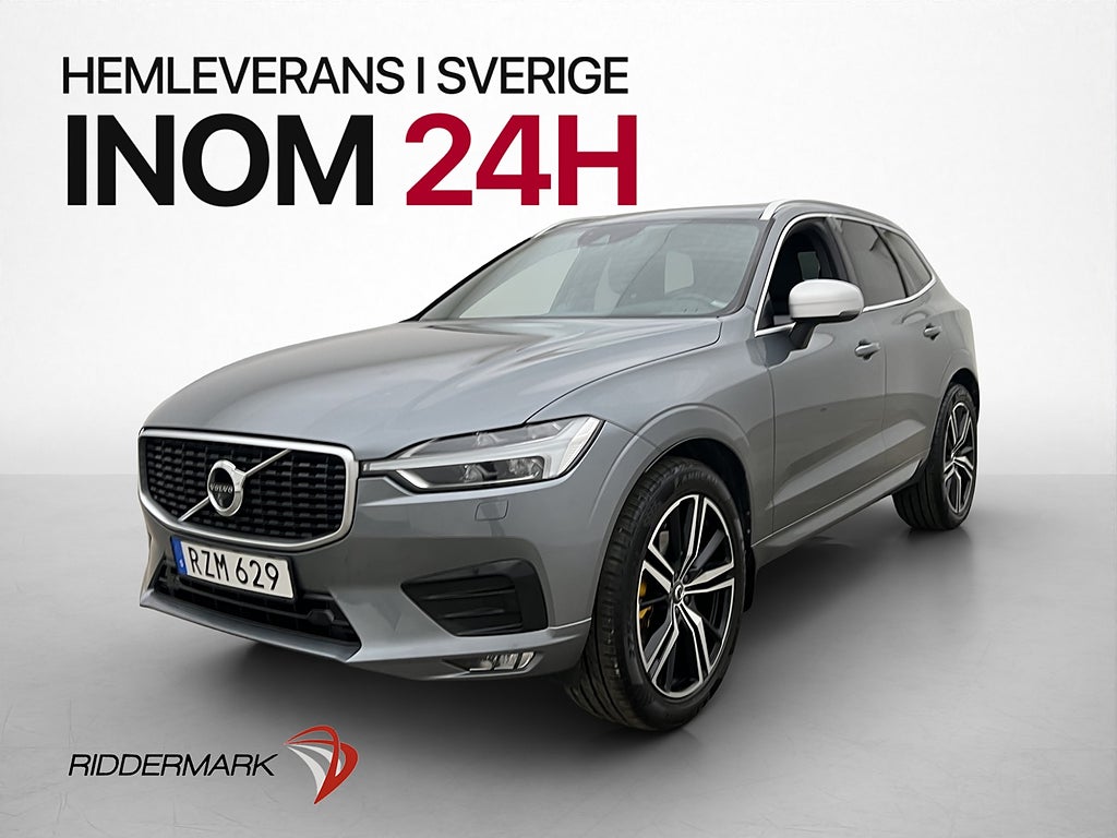 Volvo XC60 D4 AWD R-Design Pano HUD 360° Värm Skinn Drag