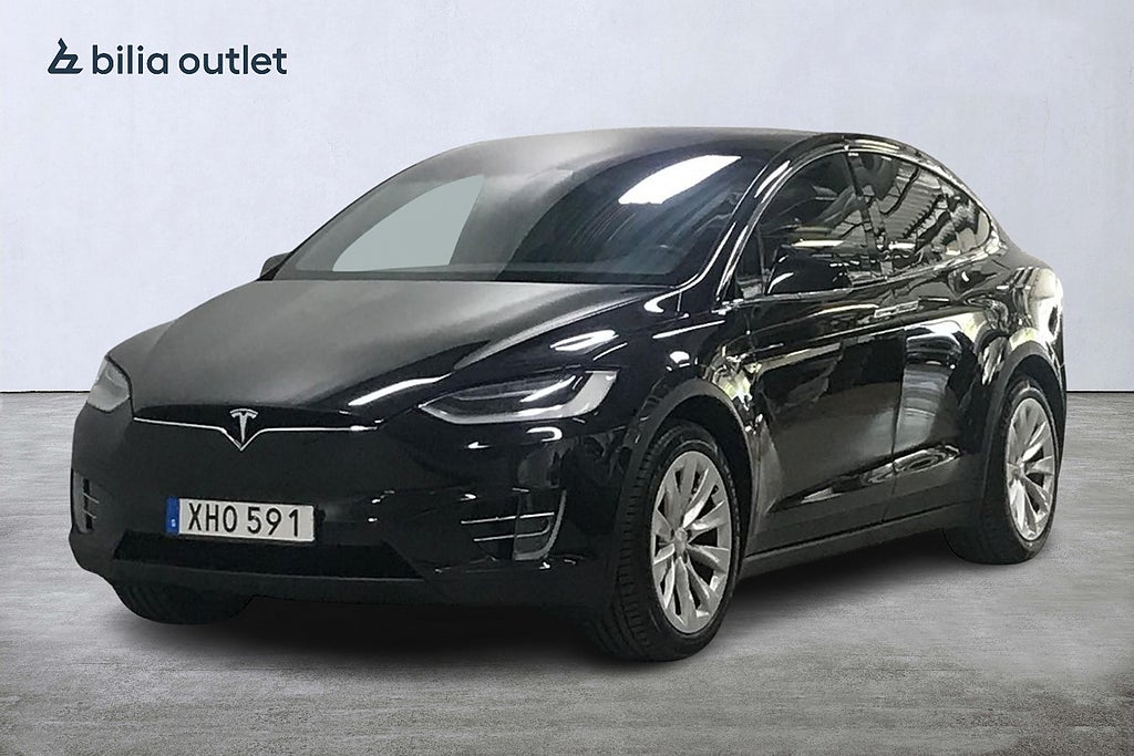 Tesla Model X 100D 6-sits 423hk Panorama Autopilot Navi Backkamera