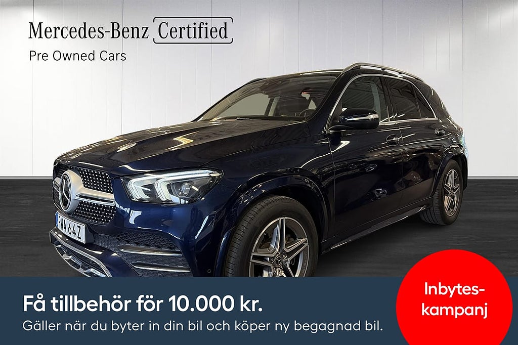 Mercedes-Benz GLE 350 AMG/Dragkrok/Burmester/Panorama