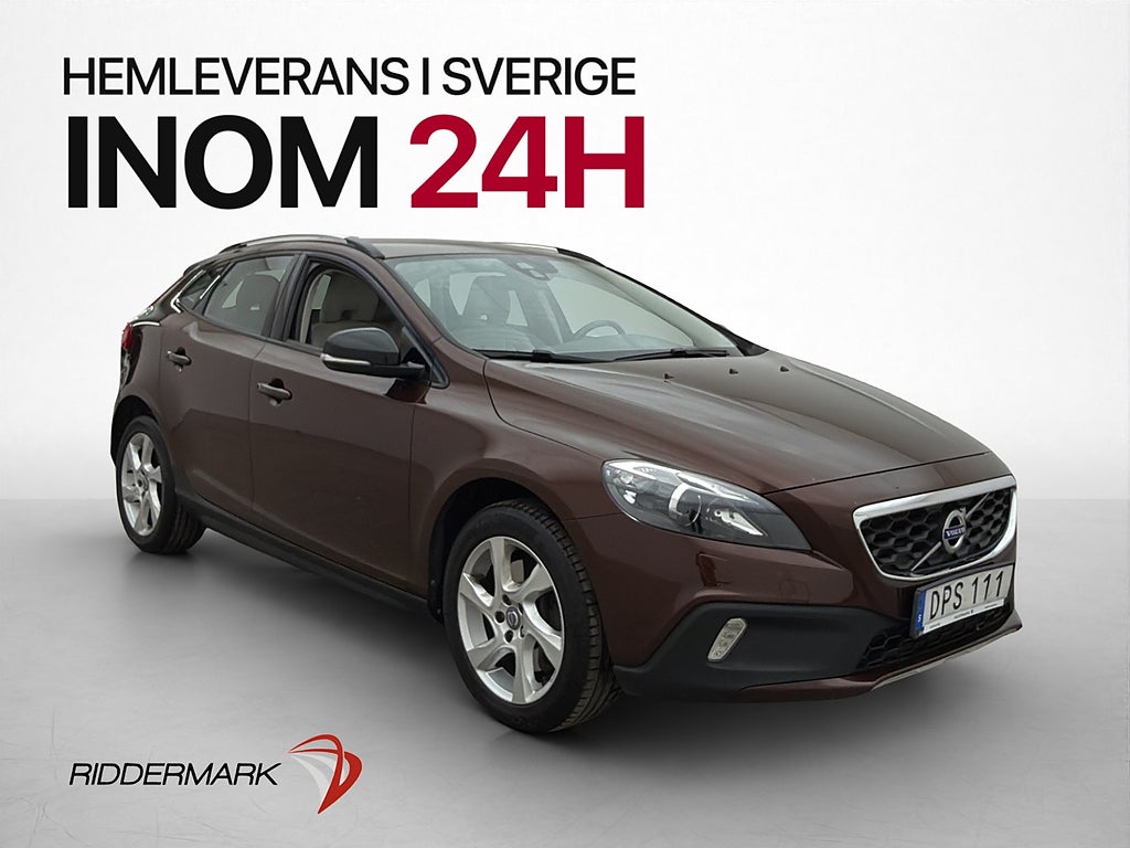 Volvo V40 Cross Country D2 Summum VOC Värmare Skinn Elstol