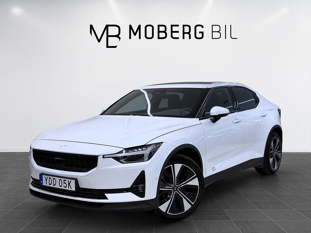 Polestar 2 Long range Dual motor 408hk Pilot Plus H/K 360 Pano Drag