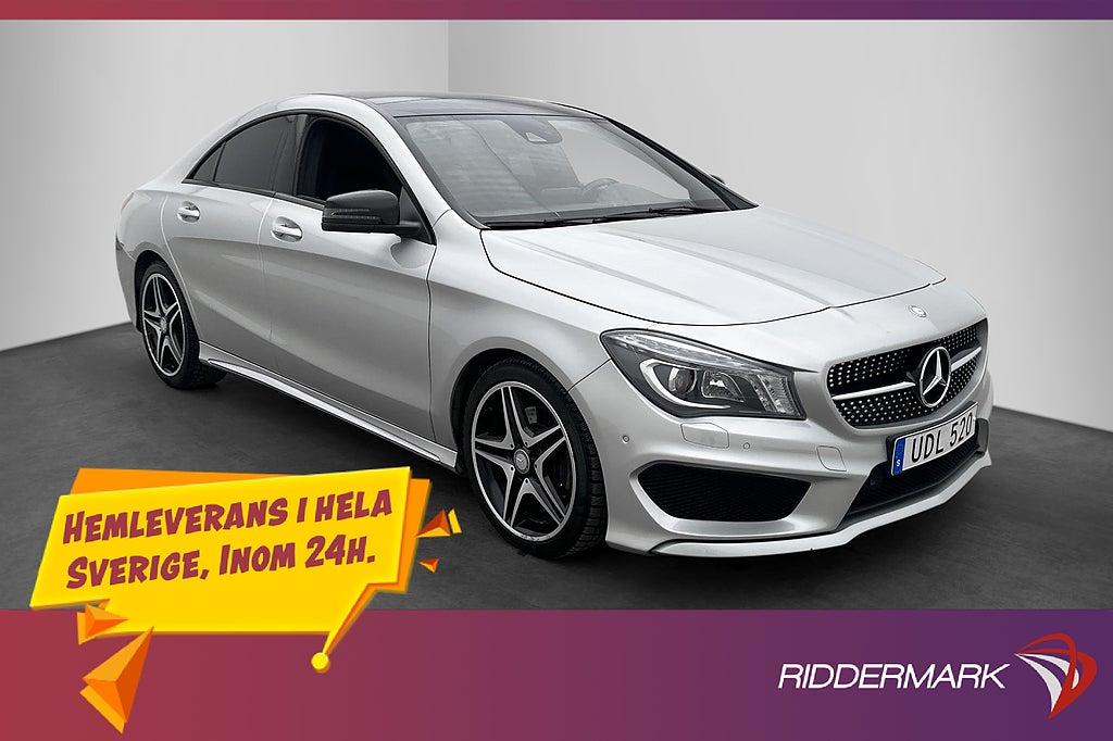 Mercedes-Benz CLA 220d AMG Night Pano Skinn/Alcantara Kamera