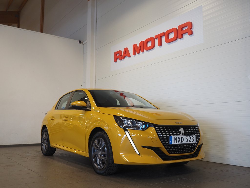 Peugeot 208 1.2 PureTech 75hk Active | Låga mil | 2020